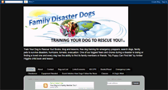 Desktop Screenshot of familydisasterdogs.com